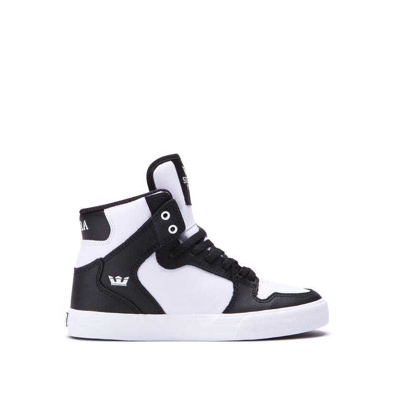 Supra VAIDER Sneaker High Kinder Schwarz / Weiß Lagerverkauf KRSPB5074